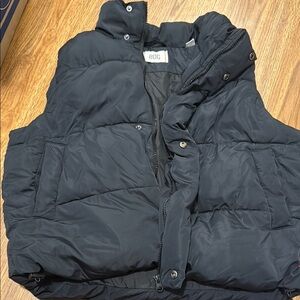Urban Outfitters Black Puffer Vest